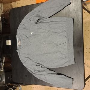 Express v-neck sweater gray XL